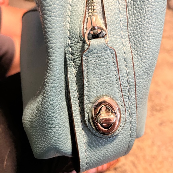 Coach Edie 31 pebbled leather silver/sage - Picture 6 of 6